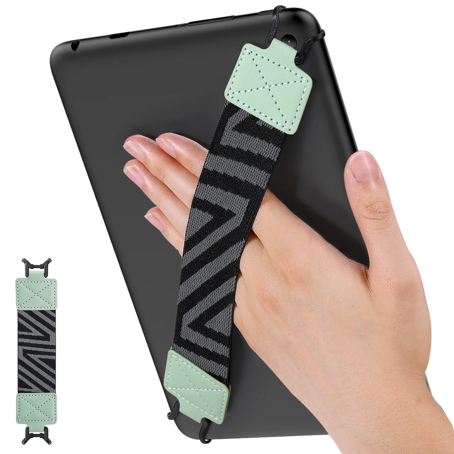 Hand-Strap for 9-11 Inch Tablet for iPad/iPad Pro/iPad Air/Kindle Fire HD/Samsung High-elasticity Lightweight Finger Grip Holder