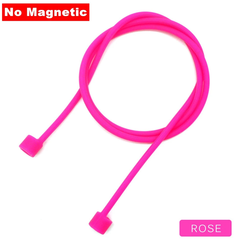 Earphone Strap for for AirPods 2 3 pro case accessories TWS Anti Lost Strap Silicone Rope for Bluetooth Earphones Silicone Cable