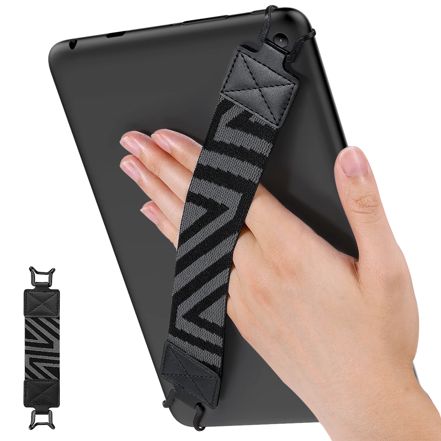 Hand-Strap for 9-11 Inch Tablet for iPad/iPad Pro/iPad Air/Kindle Fire HD/Samsung High-elasticity Lightweight Finger Grip Holder
