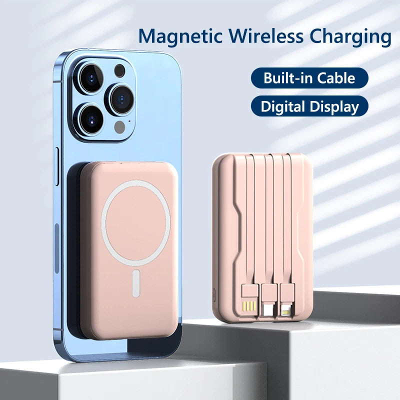 20000mAh Magsafe Power Bank Fast Charging Portable Charger Magnetic Wireless Charger Powerbank for iPhone 16 15 14 13 12 pro Max