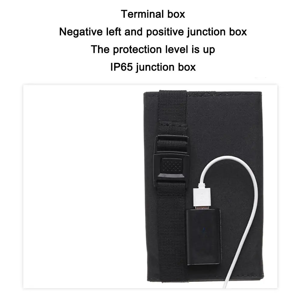 USB Foldable Solar Panel Portable Flexible Small Waterproof 5V Folding Solar Panels Cells For Mobile Phone Battery Charger