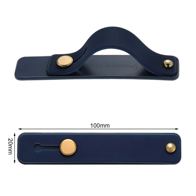 1Pcs Universal Phone Hand Band Bracket Silicone Phone Holder Finger Ring Push Pull Grip Stand  Sticker Phone Holder