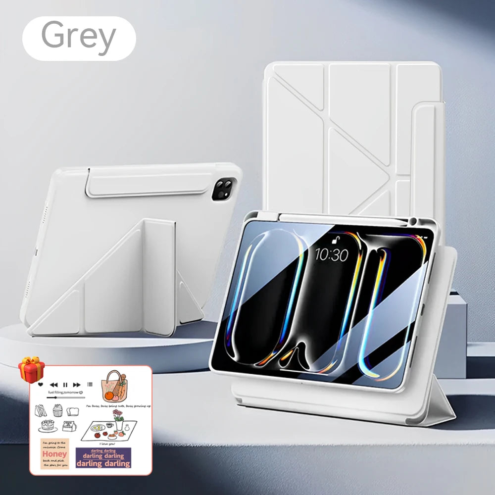 For iPad Magnetic 10 Generation Case For iPad Pro 12.9 11 13 M2 M3 M4 Cover For iPad Air 5 4 3 9/8/7th10.2 10.9in  A16 ipad case