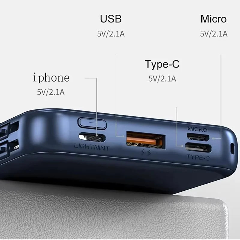 50000mAh Power Bank Wireless Fast Charging Magsafe Battery Magnetic Digital Display Power Bank For iPhone, Samsung