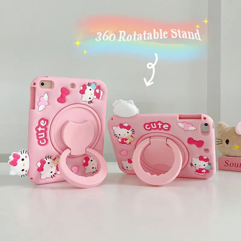 Hello Kitty Table Case for IPad Pro 11inch Air 10.9inch 22 21 20 Mini Tablet Cover for IPad 9.7 5th 6th 10.2 9th 8th 10th