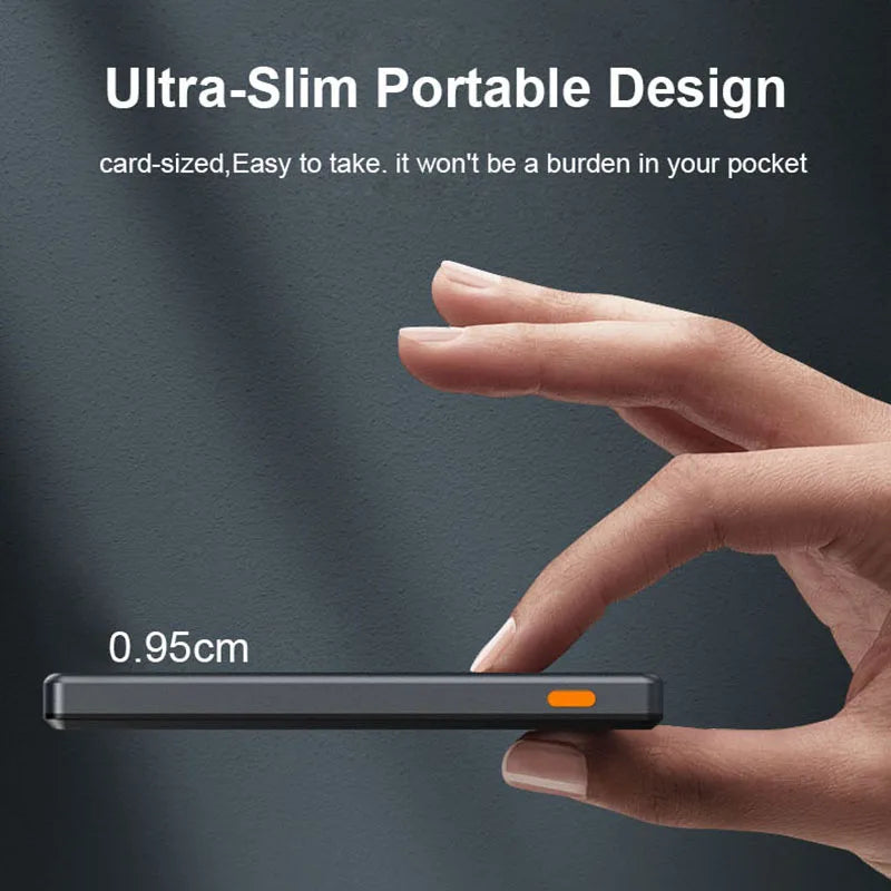 5000mAh Ultra Thin Magsafe Magnetic Power Bank USB TYPE C PD 20W Fast Charger Battery For iPhone 16 15 14 13 12 Pro Plus Pro Max