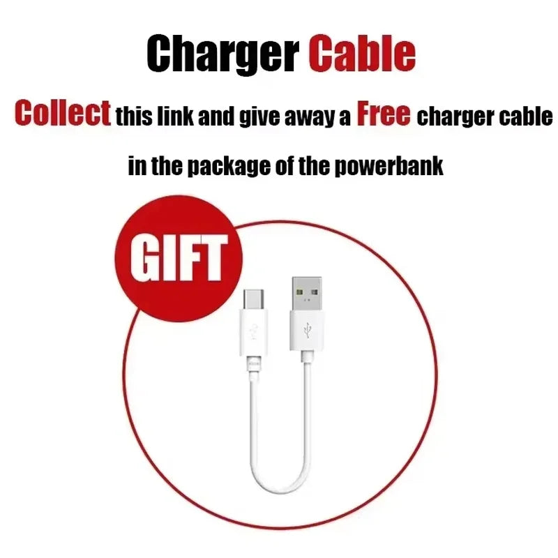 50000mAh Power Bank Wireless Fast Charging Magsafe Battery Magnetic Digital Display Power Bank For iPhone, Samsung