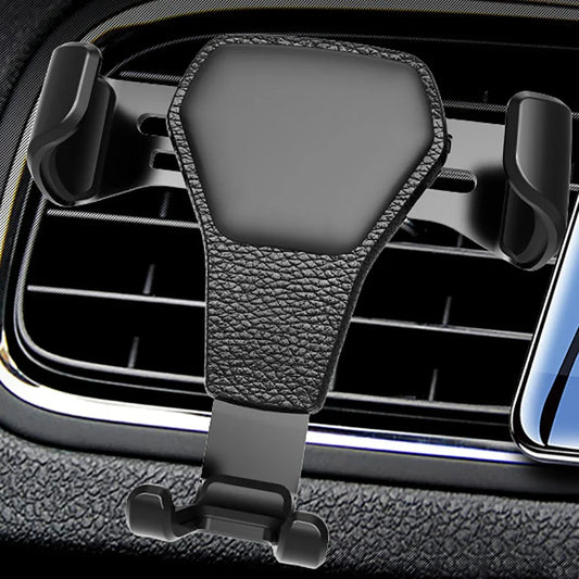 Gravity Car Phone Holder Air Vent Clip Mount Mobile Cell Stand Smartphone GPS Support for IPhone 13 12  Samsung Phone
