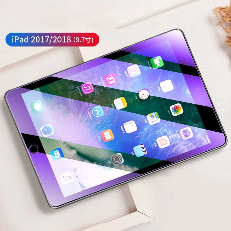 For iPad 10th 9th 8th 7th 6th 5th Anti Blue Light Tempered Glass Screen Protector For iPad 10.9 10.2 9.7 2022 2021 2020 2019