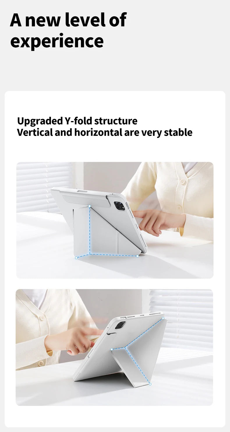 For iPad Magnetic 10 Generation Case For iPad Pro 12.9 11 13 M2 M3 M4 Cover For iPad Air 5 4 3 9/8/7th10.2 10.9in  A16 ipad case