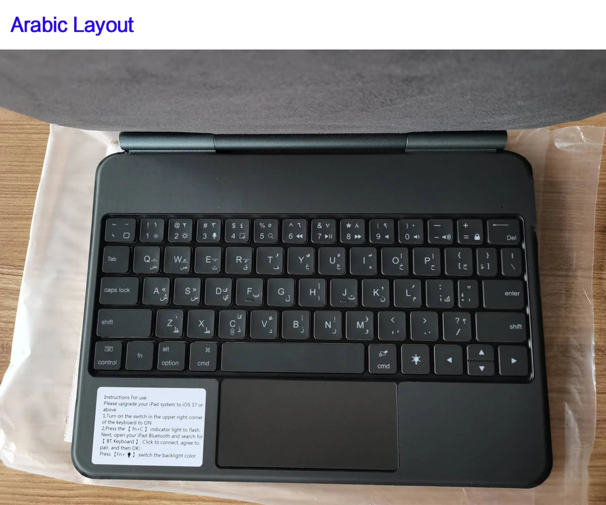 Magic Keyboard Folio For Samsung Galaxy Tab S10+ S10 Plus 12.4 inch Tablet Smart Case SM-X820 SM-X526 X826B keyboard cover