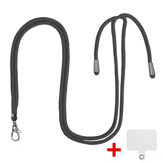 NEW Universal Adjustable Phone Lanyard Strap Mobile Phone Hanging Rope Neck Straps Anti-lost Lanyards Cell Phone Accessories
