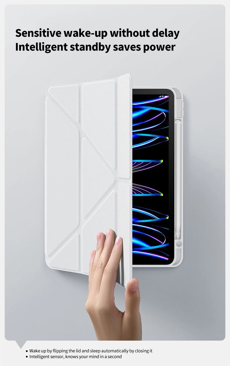 For iPad Magnetic 10 Generation Case For iPad Pro 12.9 11 13 M2 M3 M4 Cover For iPad Air 5 4 3 9/8/7th10.2 10.9in  A16 ipad case
