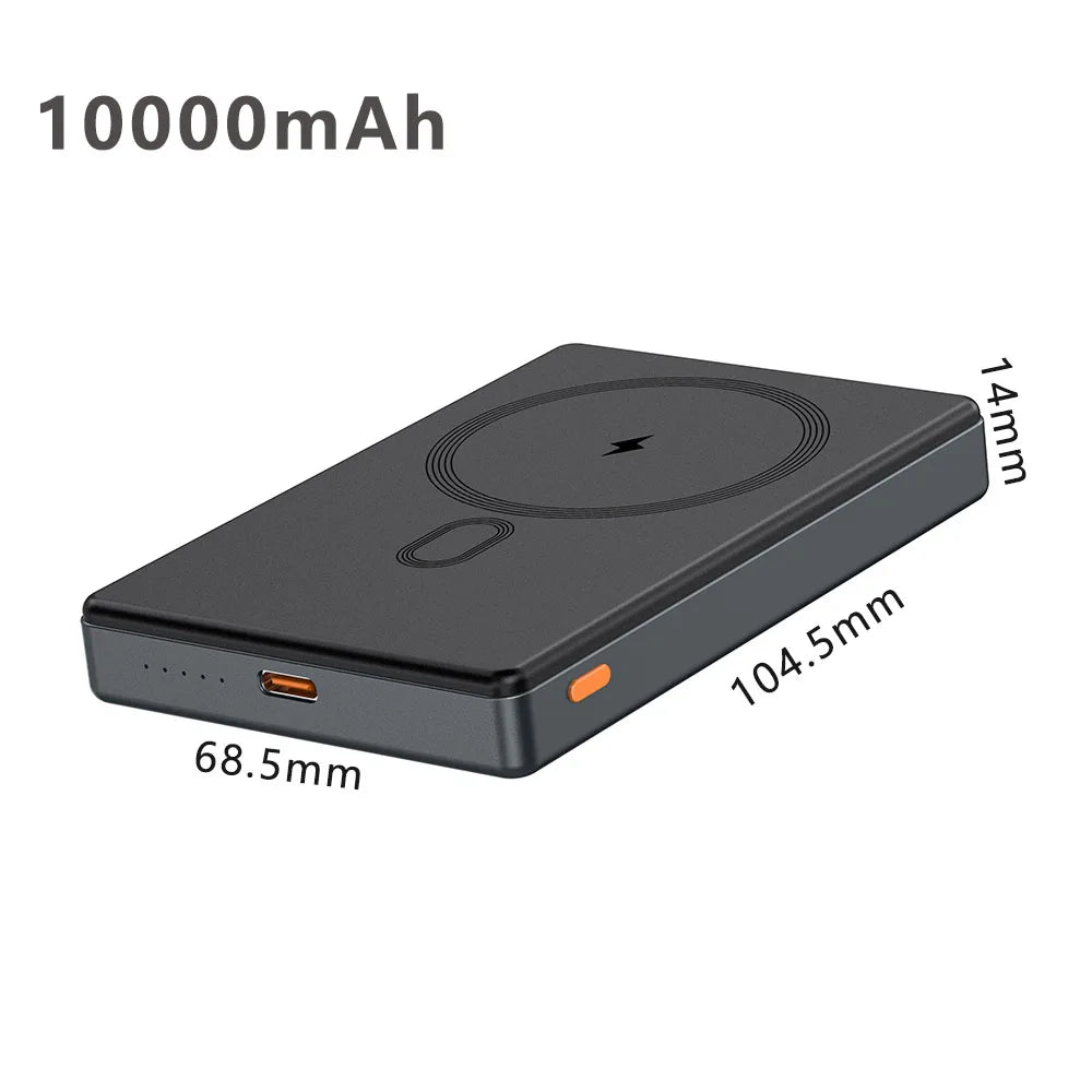 5000mAh Ultra Thin Magsafe Magnetic Power Bank USB TYPE C PD 20W Fast Charger Battery For iPhone 16 15 14 13 12 Pro Plus Pro Max