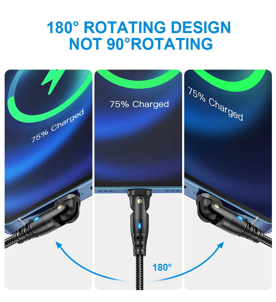 USLION 3A USB Cable For iPhone Cable 14 13 12 11 Pro Max Xs Xr X 8 plus iPad Air Mini Fast Charging Data Cord For iPhone Charger