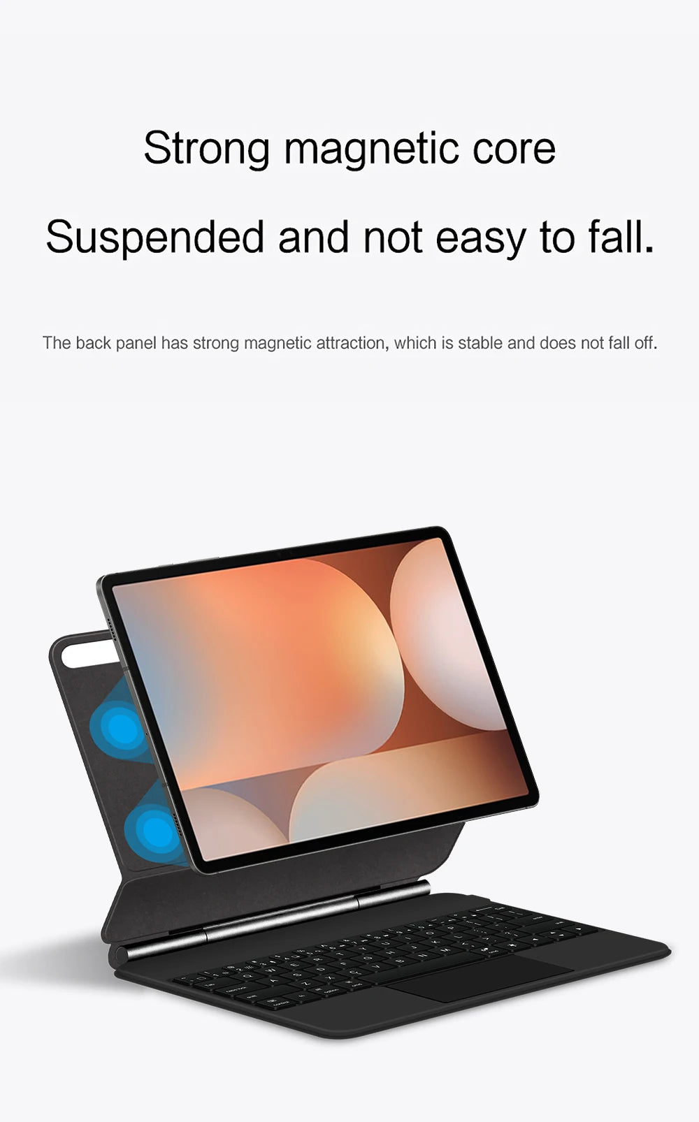 Magic Keyboard Folio For Samsung Galaxy Tab S10+ S10 Plus 12.4 inch Tablet Smart Case SM-X820 SM-X526 X826B keyboard cover