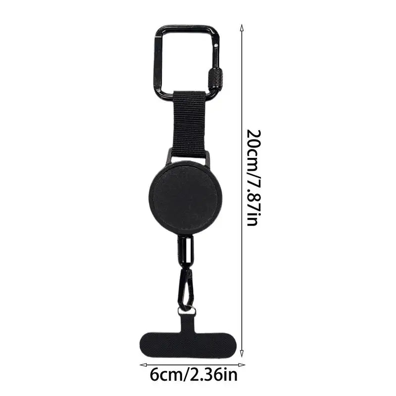 Retractable Anti-Theft Phone Lanyard Telescopic Smartphone Safety Tether Belt Clip Phone Holder Strap for Travel