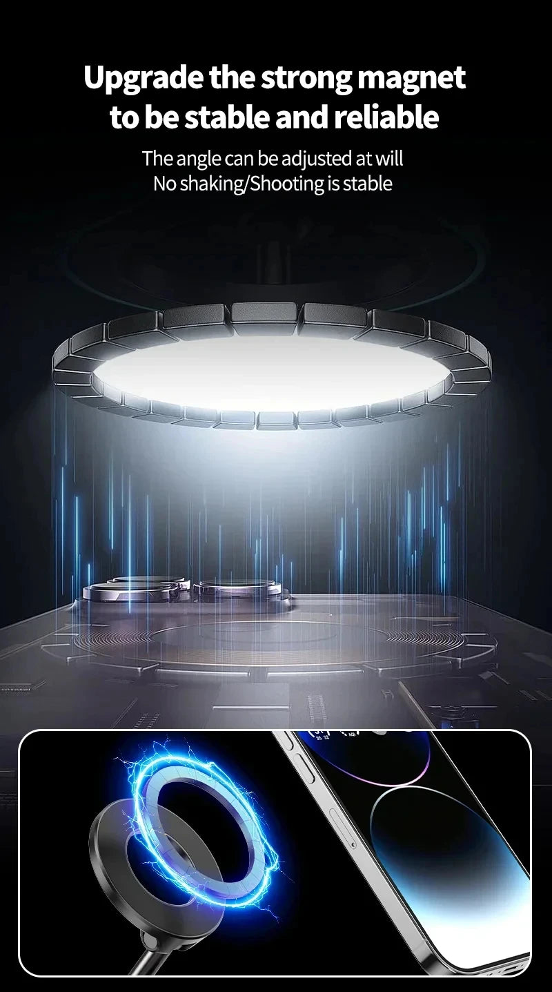 Xiaomi Super Strong Magnetic Phone Holder Foldable Design 360° Adjustable Vacuum Car Mount For Car Desk Phone Holder 2025