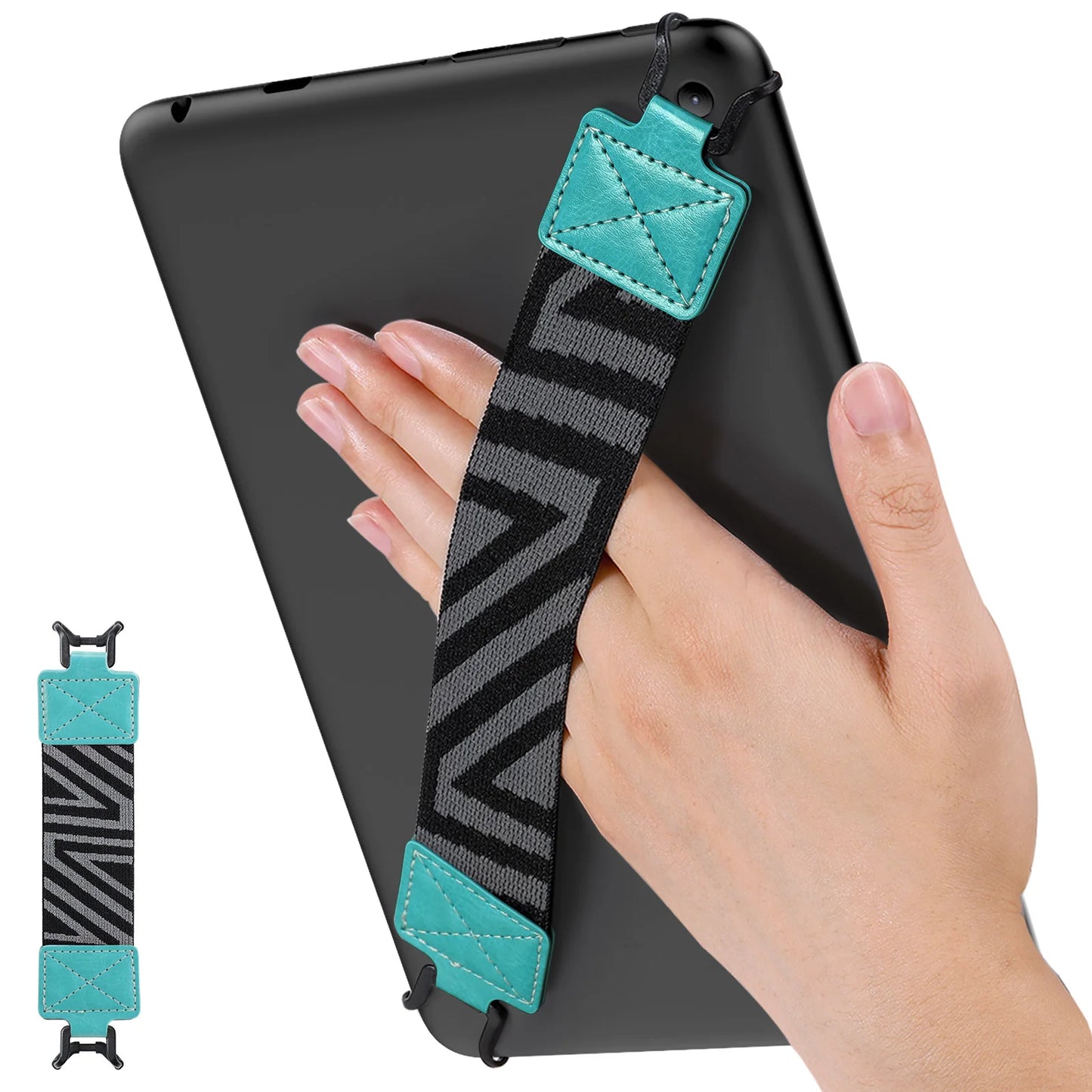 Hand-Strap for 9-11 Inch Tablet for iPad/iPad Pro/iPad Air/Kindle Fire HD/Samsung High-elasticity Lightweight Finger Grip Holder