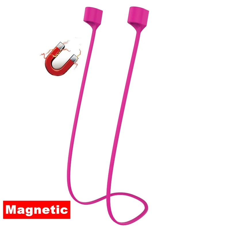 Earphone Strap for for AirPods 2 3 pro case accessories TWS Anti Lost Strap Silicone Rope for Bluetooth Earphones Silicone Cable