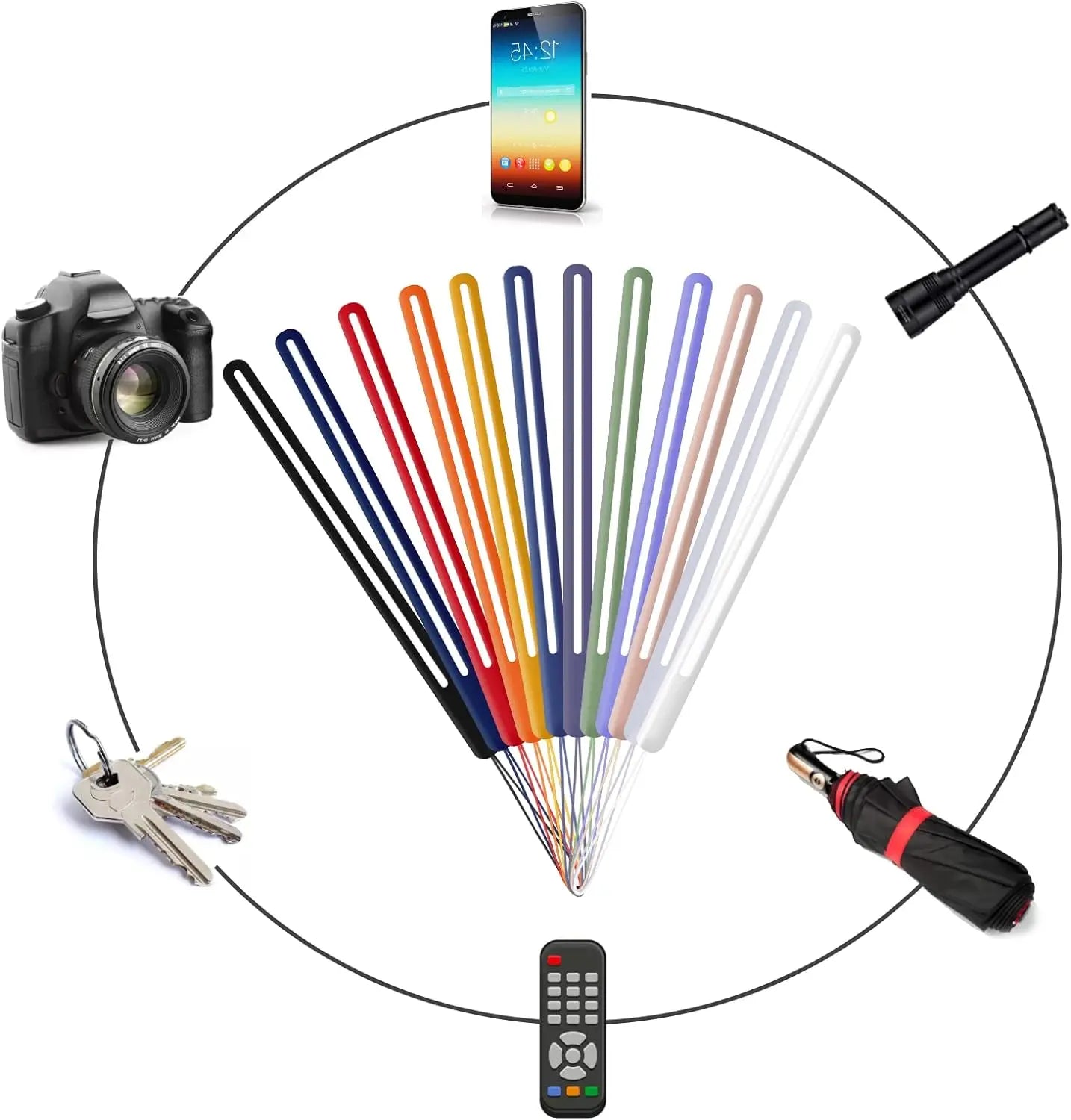 Silicone Wrist Straps Mobile Phone Strap Charms Cute Lanyards for Iphone Strap Camera Keys Cord Lanyard Key Chains Hanging Rope