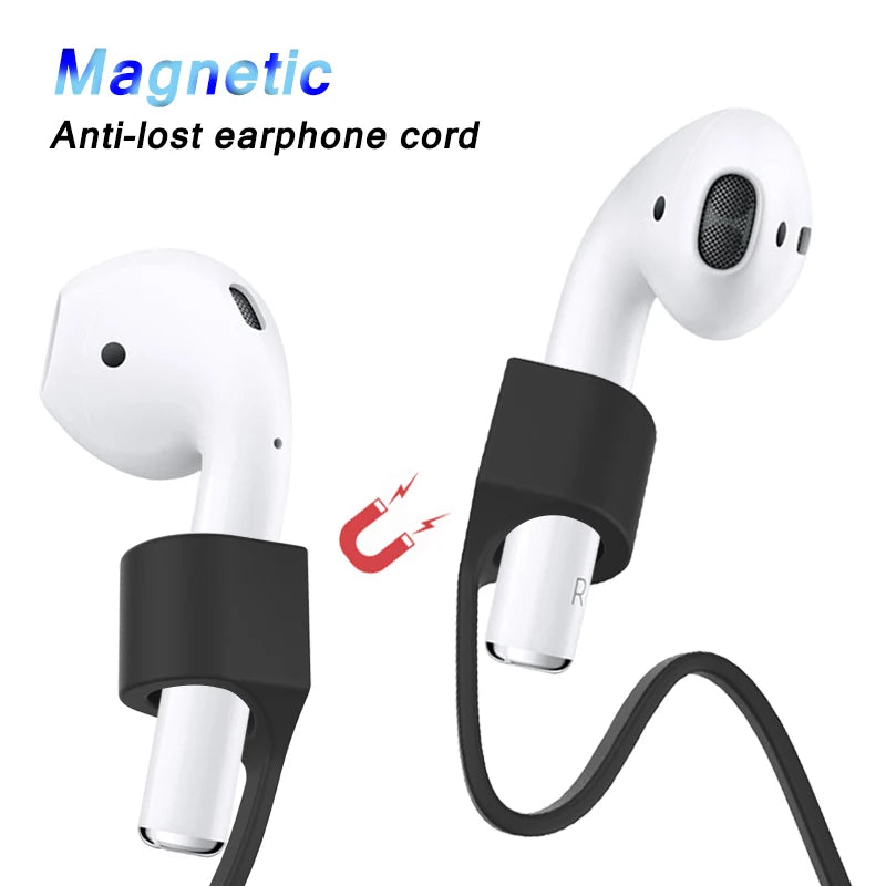 Earphone Strap for for AirPods 2 3 pro case accessories TWS Anti Lost Strap Silicone Rope for Bluetooth Earphones Silicone Cable