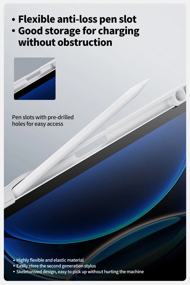 For iPad Magnetic 10 Generation Case For iPad Pro 12.9 11 13 M2 M3 M4 Cover For iPad Air 5 4 3 9/8/7th10.2 10.9in  A16 ipad case
