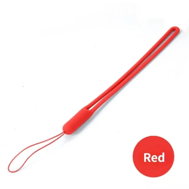 Silicone Wrist Straps Mobile Phone Strap Charms Cute Lanyards for Iphone Strap Camera Keys Cord Lanyard Key Chains Hanging Rope